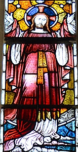 Panel from the central part of the east window July 2013
